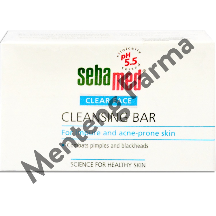 Sebamed Clear Face Cleansing Bar 100 Gram - Pembersih Kulit Wajah Berjerawat dan Komedo