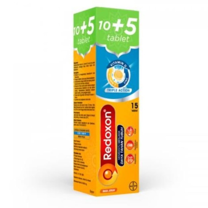 Redoxon Triple Action Isi 10+5 Vitamin C Vitamin D ( ED 09 2004)