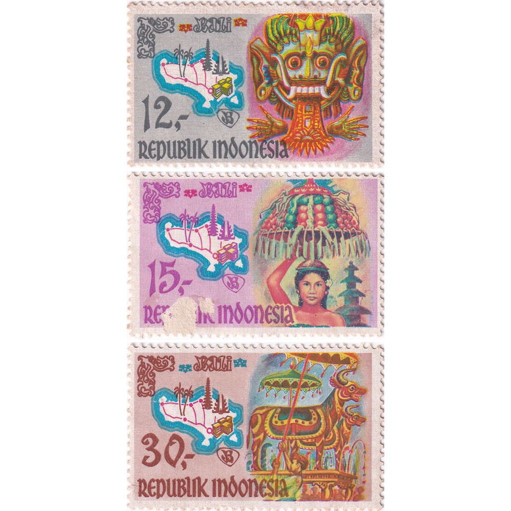 

Prangko Indonesia 1969 - Tourism in Ball