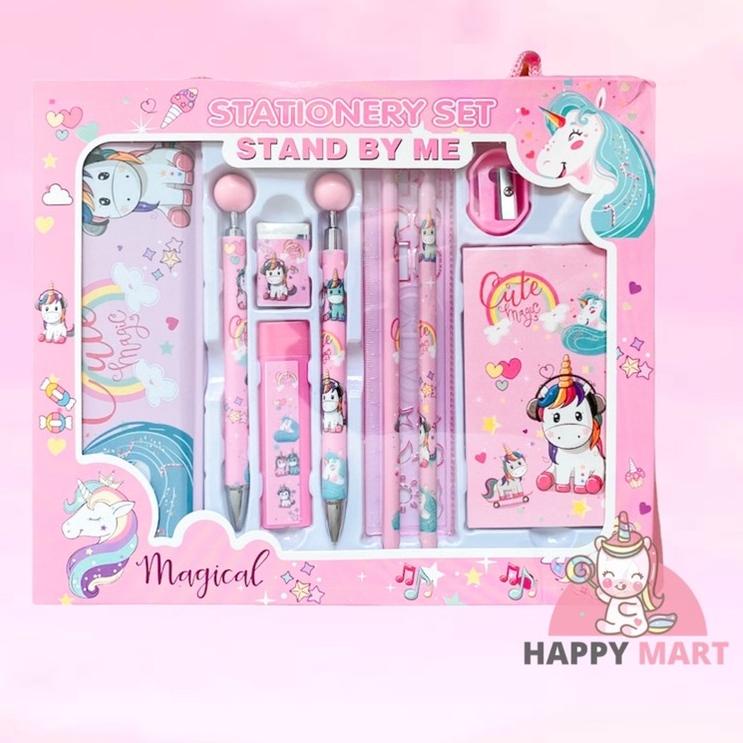 

Trendy tempat pensil set pensil mekanik unicorn / pony / frozen ✓