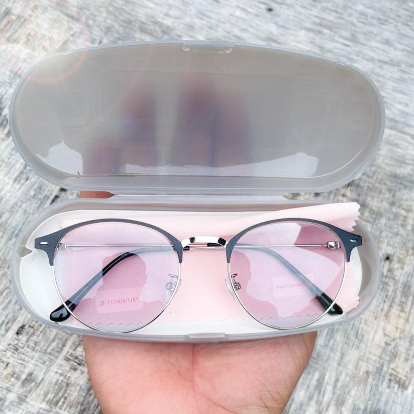 HOT PRODUCT Kacamata Photocromic Anti Radiasi Sinar UV Kacamata Gaya Wanita Pria Korean Photocromic 