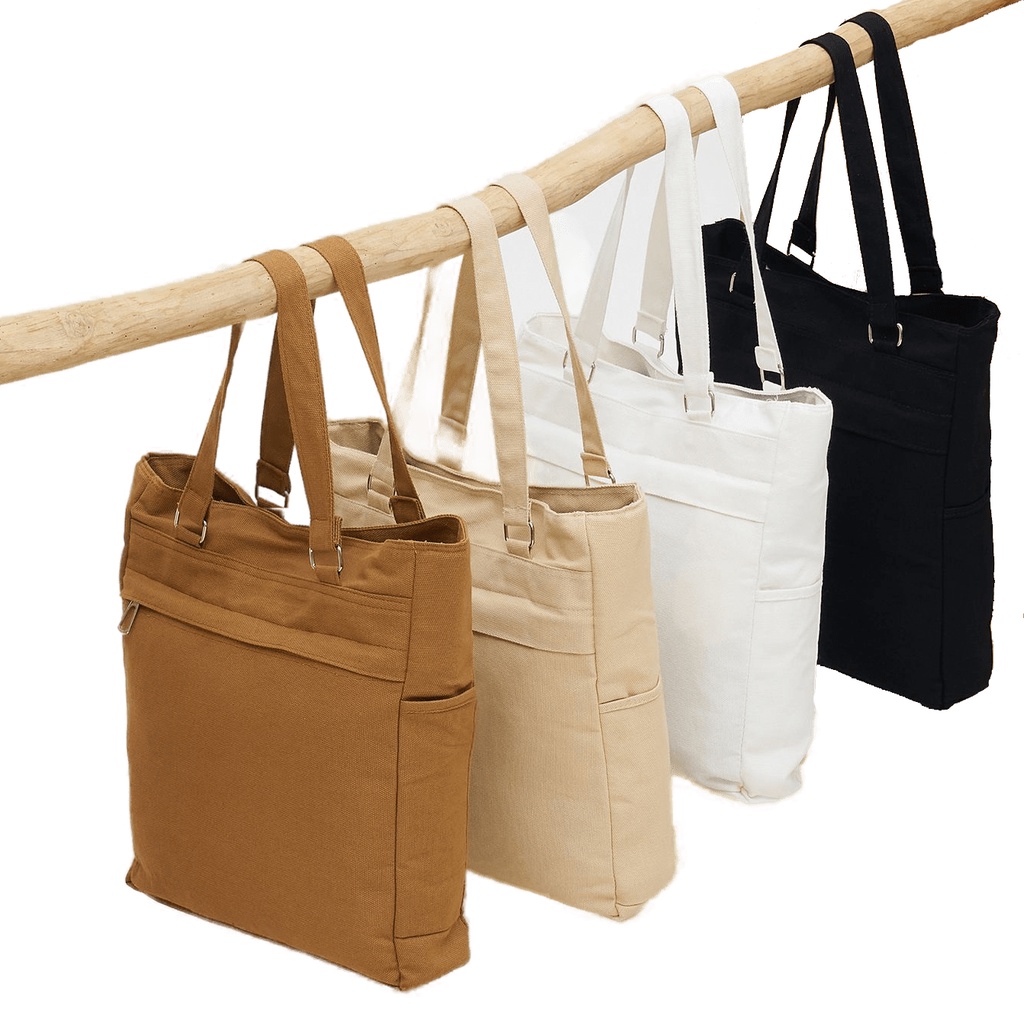 SATU ALAT Tote Bag YERRI 100% Canvas Premium Tebal Tas Kanvas