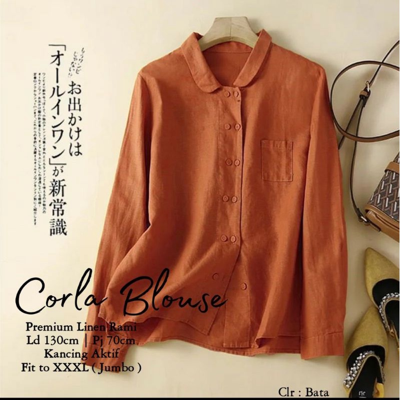 CORLA BLOUSE WANITA TERBARU