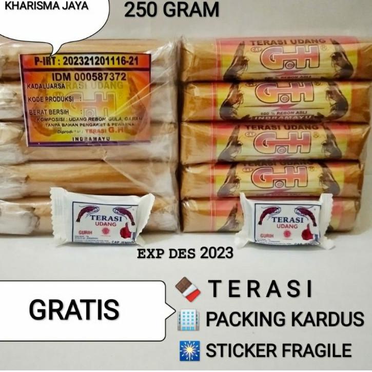 

codee3E8q--5 pcs terasi Udang Rebon Asli Indramayu Cirebon 250gram