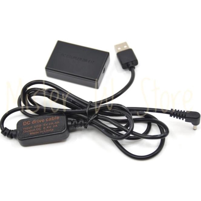 Dc Coupler Lp-E17 Dummy Battery Canon Eos M3 M5 M6 Usb Adapter Cable