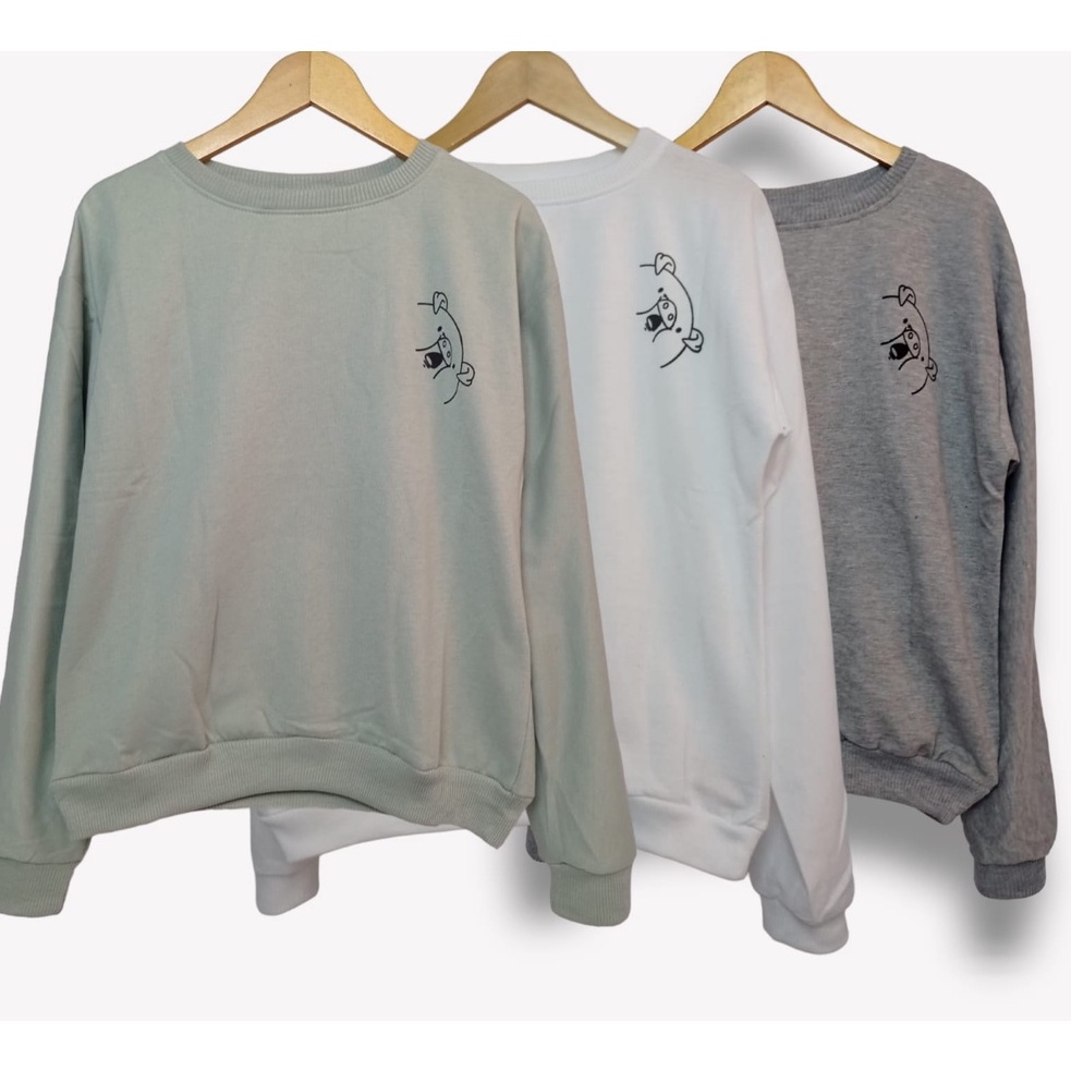 Sweater Wanita Puggy  Bahan Fleece