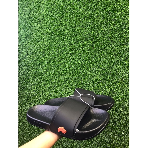 Sandal Fipper Slip On Black / Black / Orange