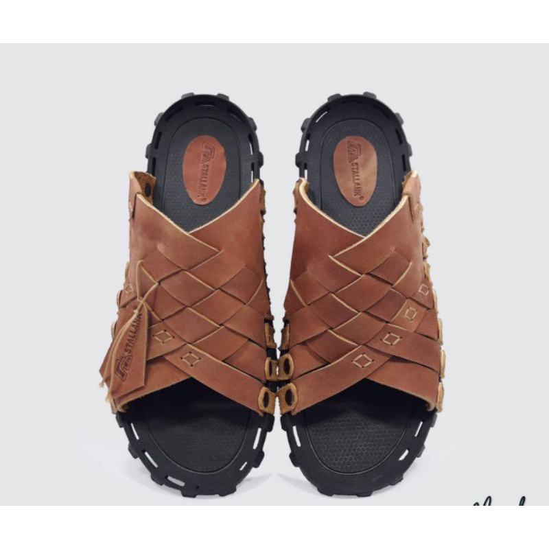 Sandal Slide Terbaru Sandal Kulit Asli | Asli Cibaduyut