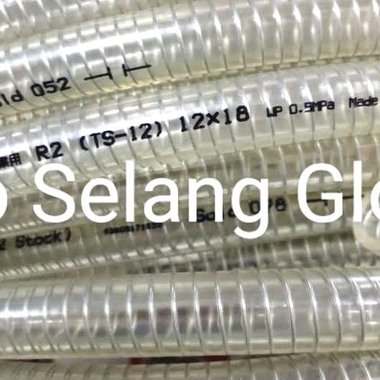 Selang PVC Toyox Toyospring TS-12 (12x18mm) ukuran 1/2"