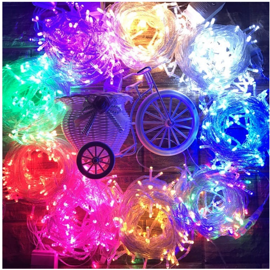 Lampu Tumblr Panjang 10 Meter 100 LED Packing Box Lampu Hias Natal Dekorasi Hemat Energi / Lampu Hias 10M