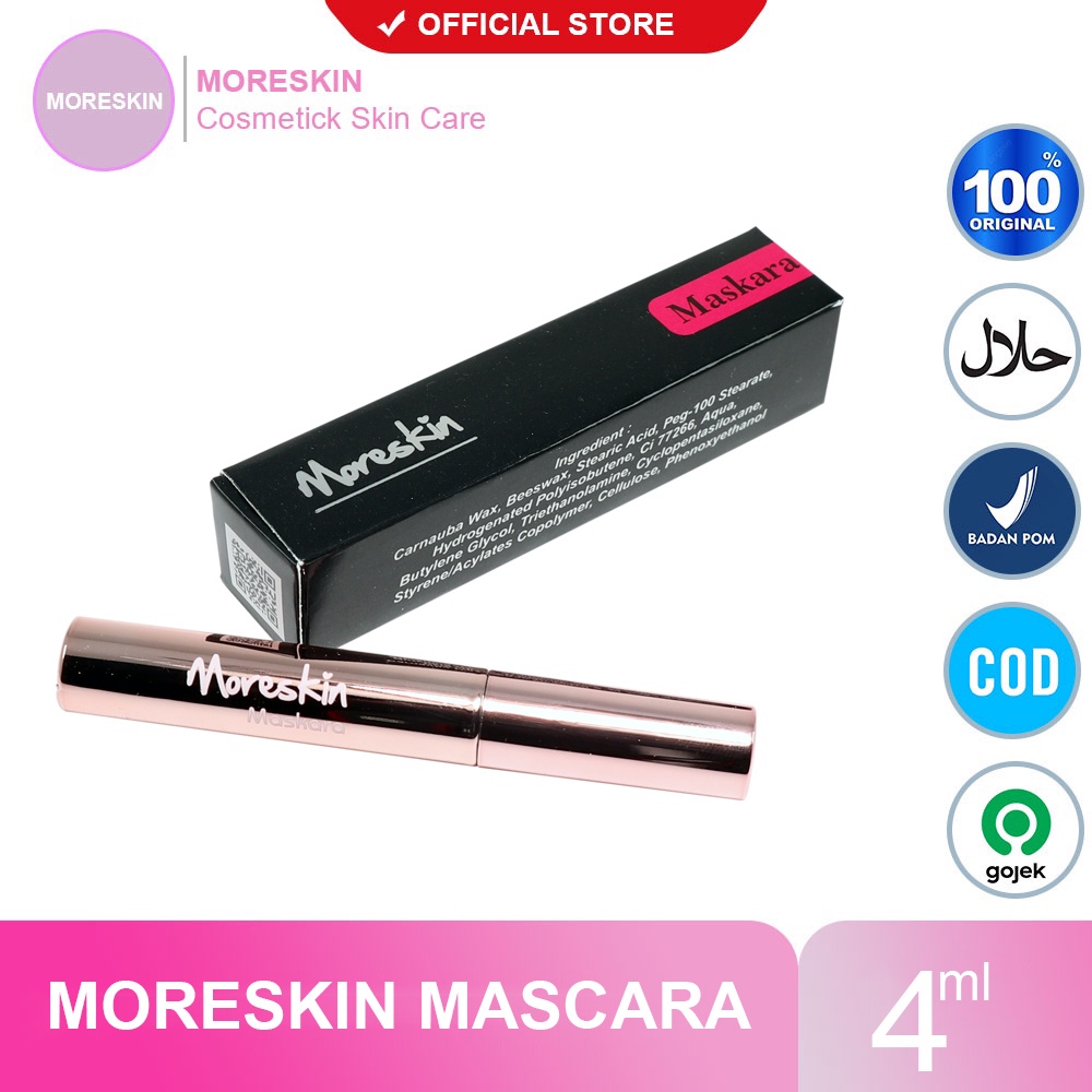 Moreskin Maskara Waterproof  / Produk Nasa Kecantikan | Agen Nasa Resmi