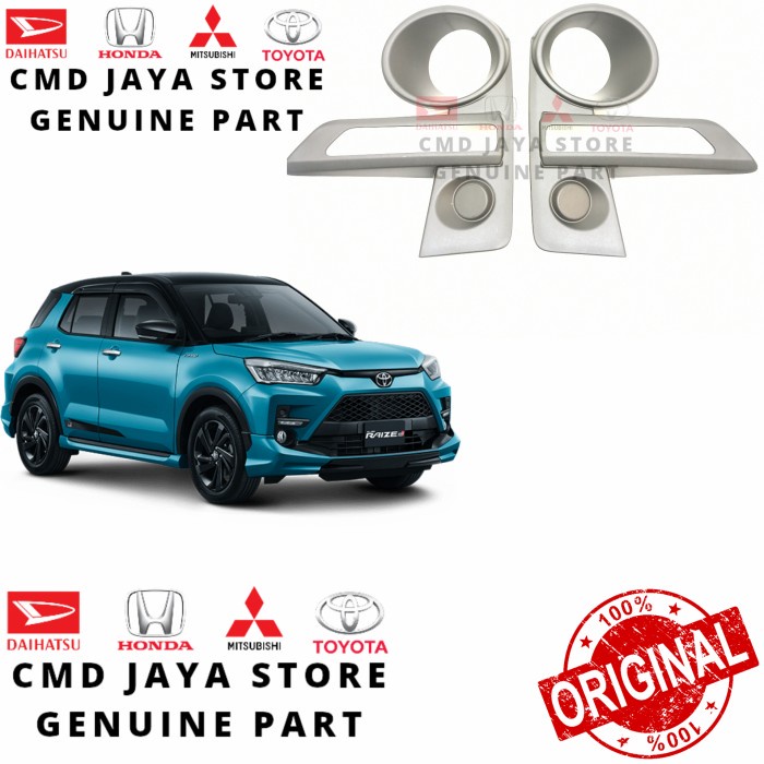 Cover Foglamp Ring Foglamp Toyota Raize 2021-2022 Set Original