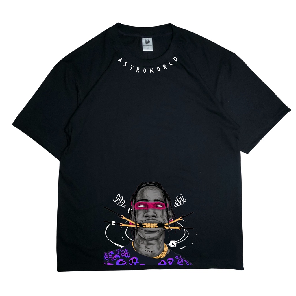 KAOS OVERSIZE TSHIRT HYPEMONSTER TRAVIS SCOTT ASTROWORLD