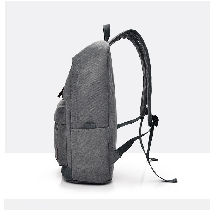 Millenial Comfortable Canvas Bag Tas Pria Sekolah Kuliah Kerja Include For Laptop Spacious Daily Bag - RK024