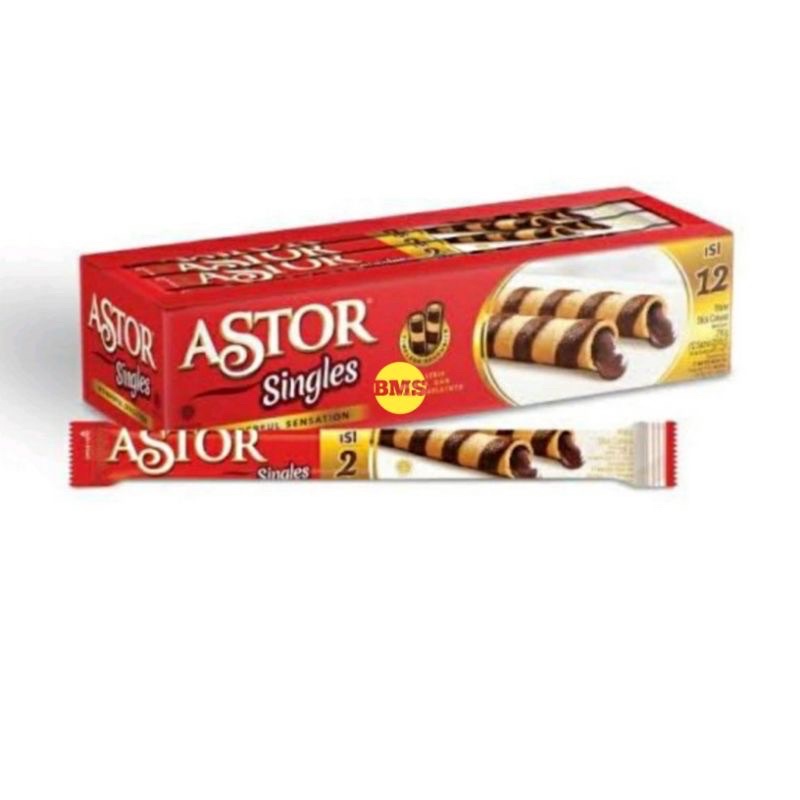 

Astor Singles 1pak 12pcs / Cemilan Makanan Ringan Astor Single