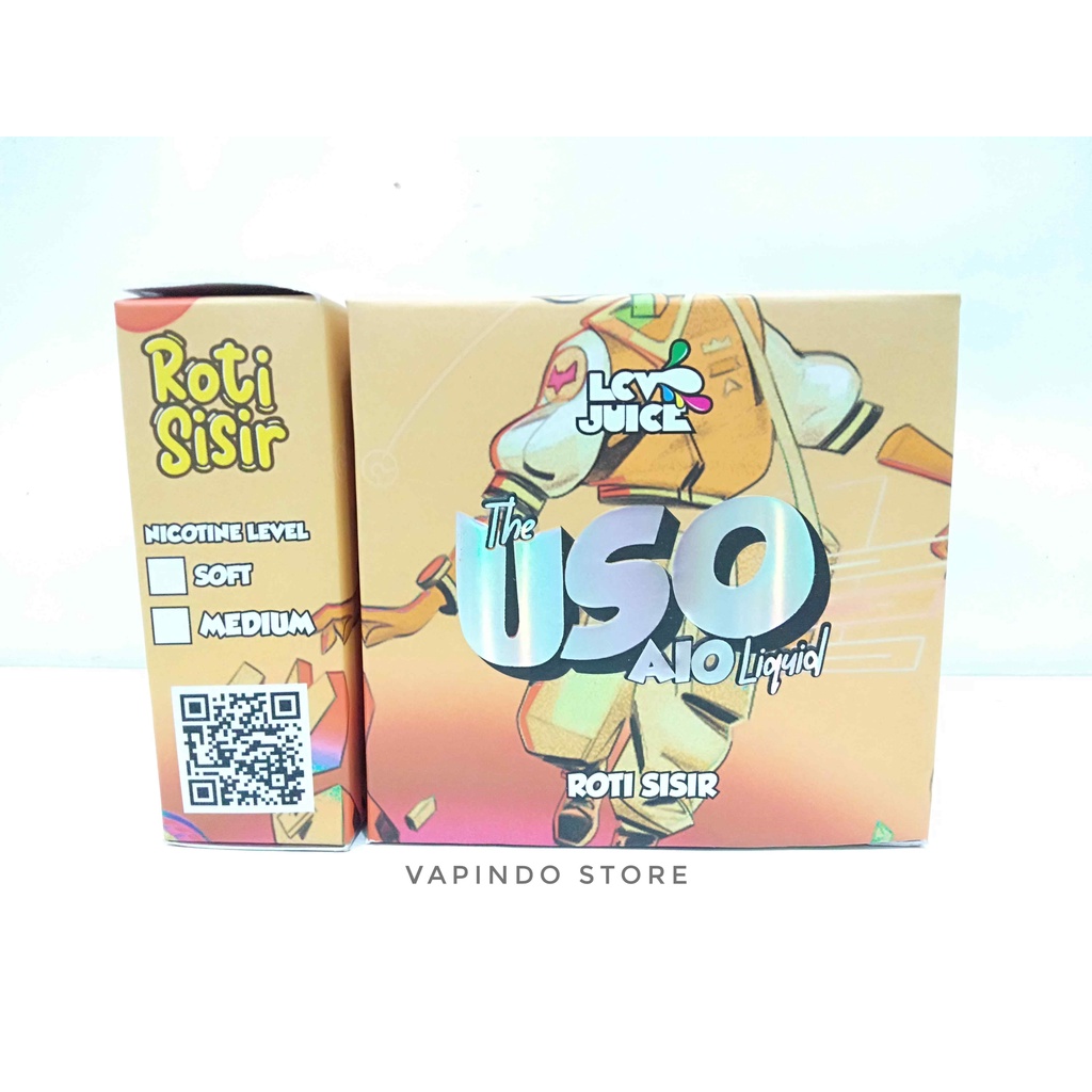 USO AIO ROTI SISIR 30ML 3MG BY LCV JUICE