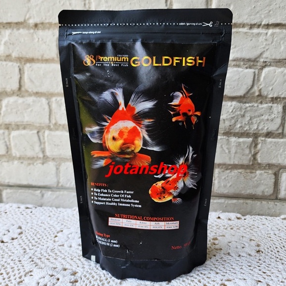 PREMIUM 88 GOLDFISH 500 GR Pakan Makanan Pelet Ikan Mas Koki 500gr TIPE MENGAPUNG FLOATING TYPE