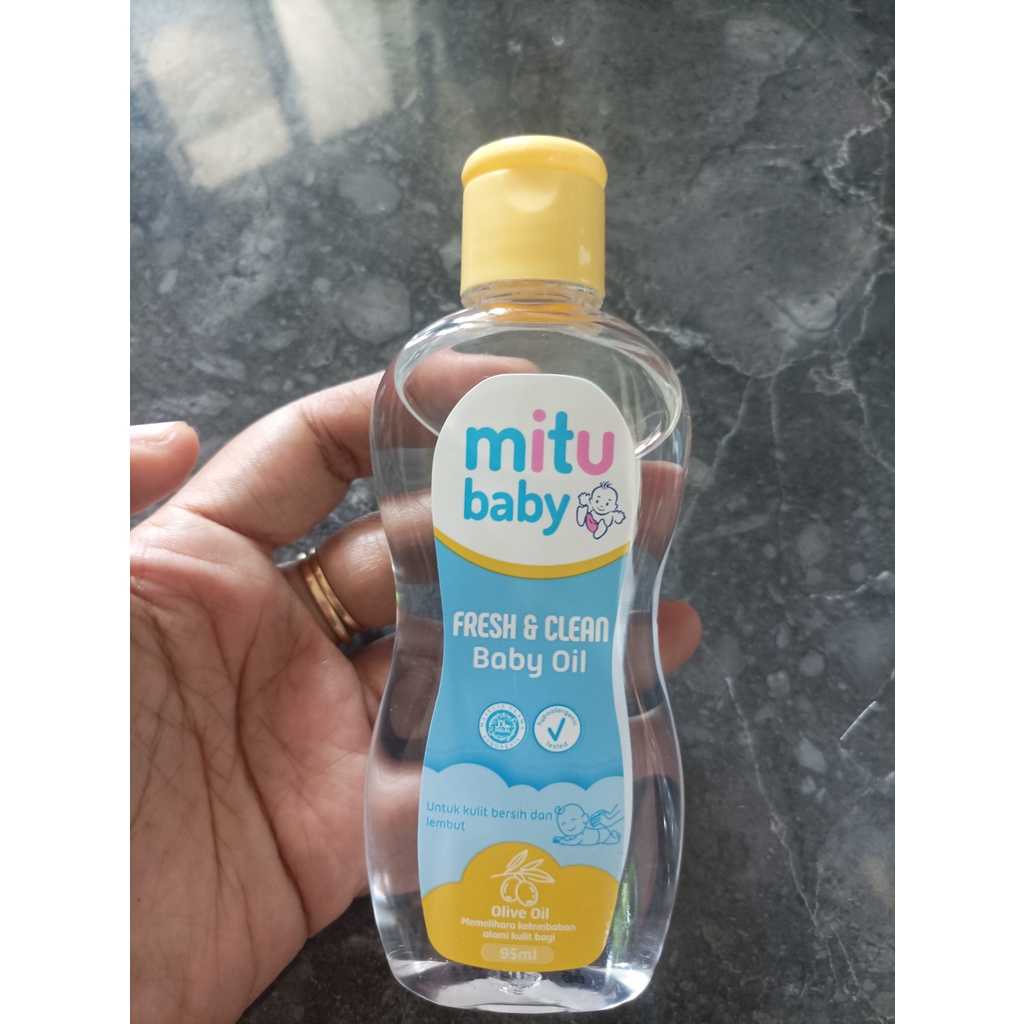 Mitu Fresh &amp; Clean Baby Oil 95ml