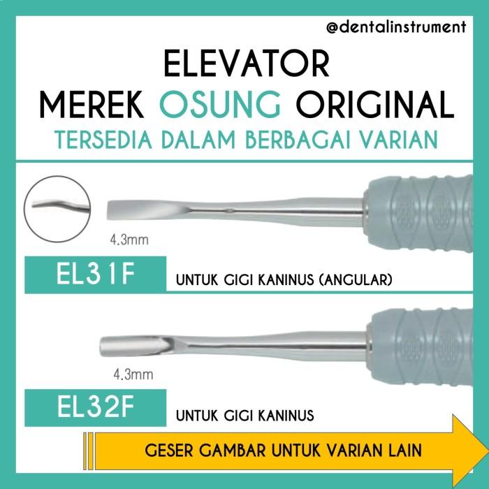 Root Elevator / Dental Bein Ekstraksi Gigi Merek Osung Original