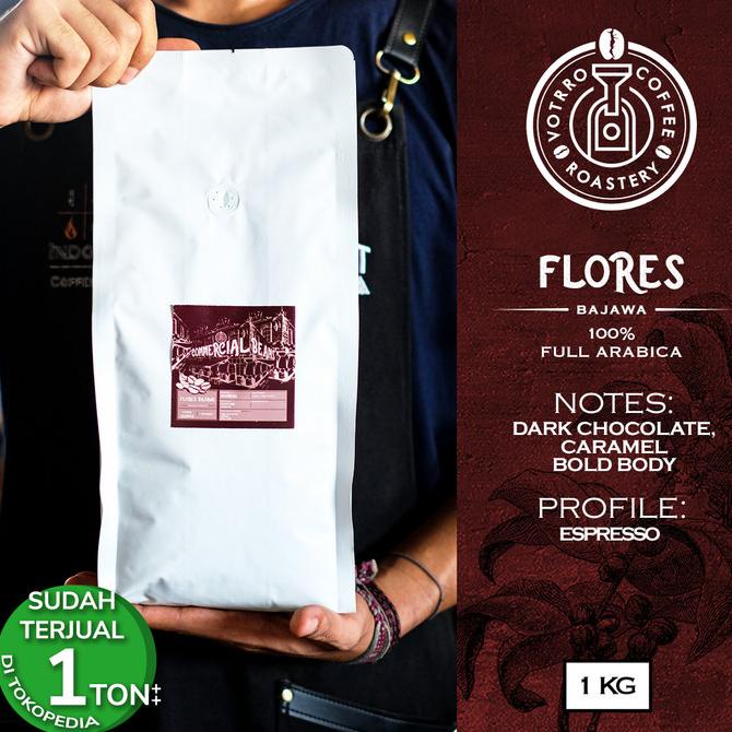 

Biji Kopi 100% Full Arabica FLORES BAJAWA Roasted Commercial- ESPRESSO