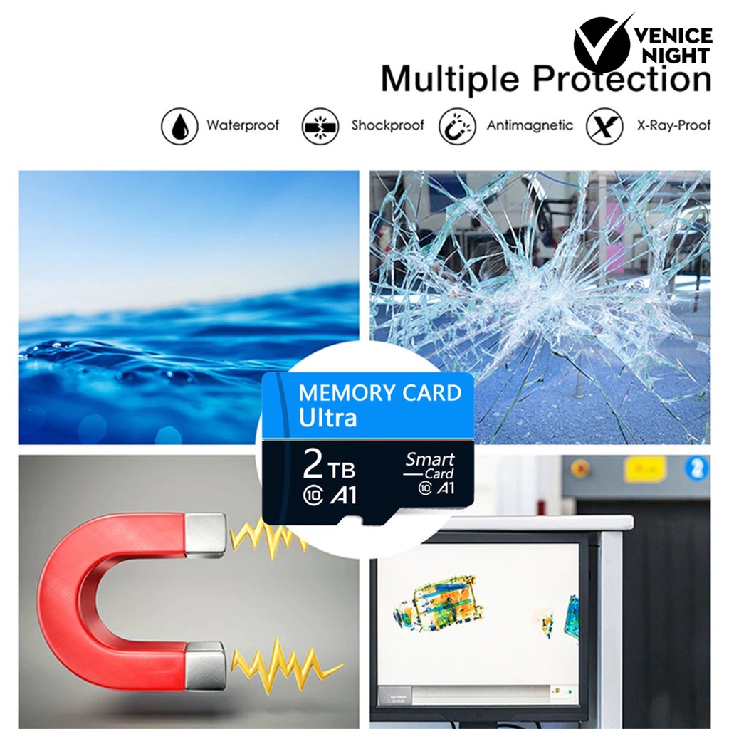 (SC) Memory Card TF 1TB 2TB Anti Air / Benturan Untuk Kamera