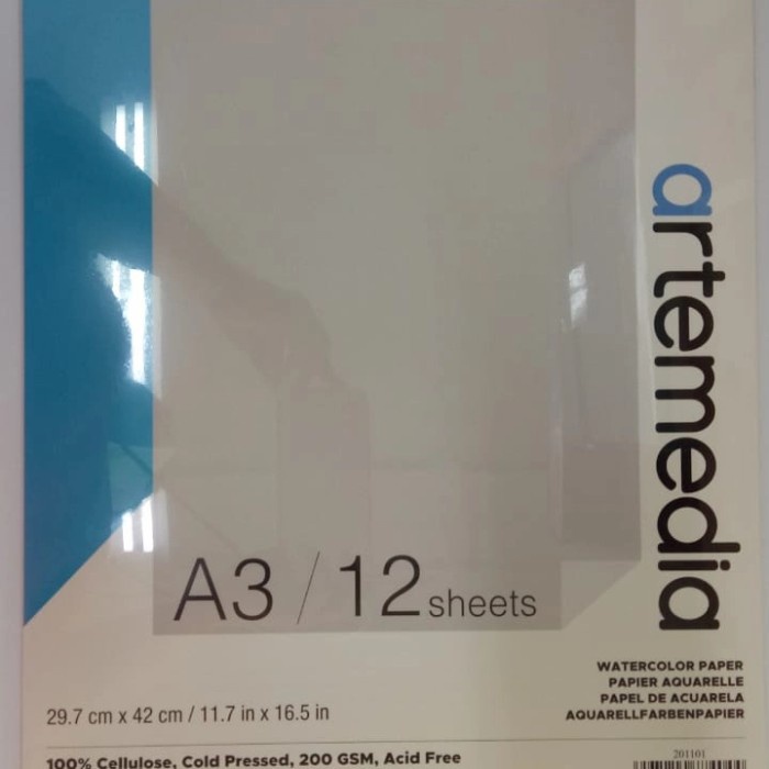 

Sale!!! Artemedia Watercolor Pad A3 200 Gr 12 Lembar Berkualitas
