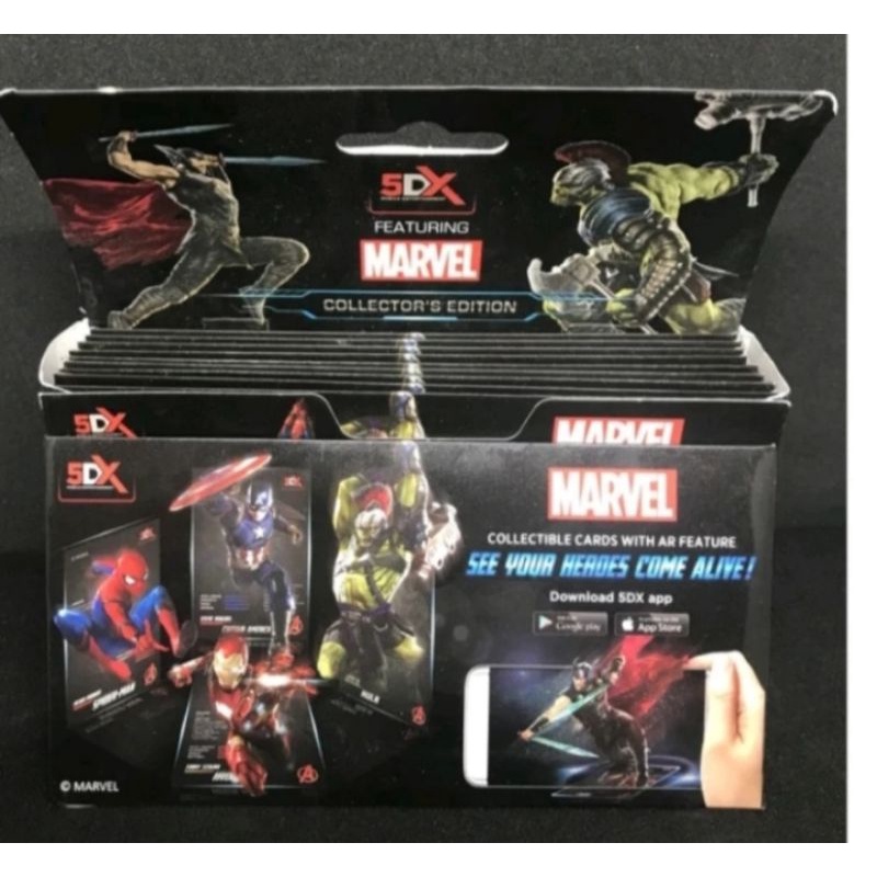 Kartu Marvel 5DX Edition Superhero / Mainan Kartu Anak Murah