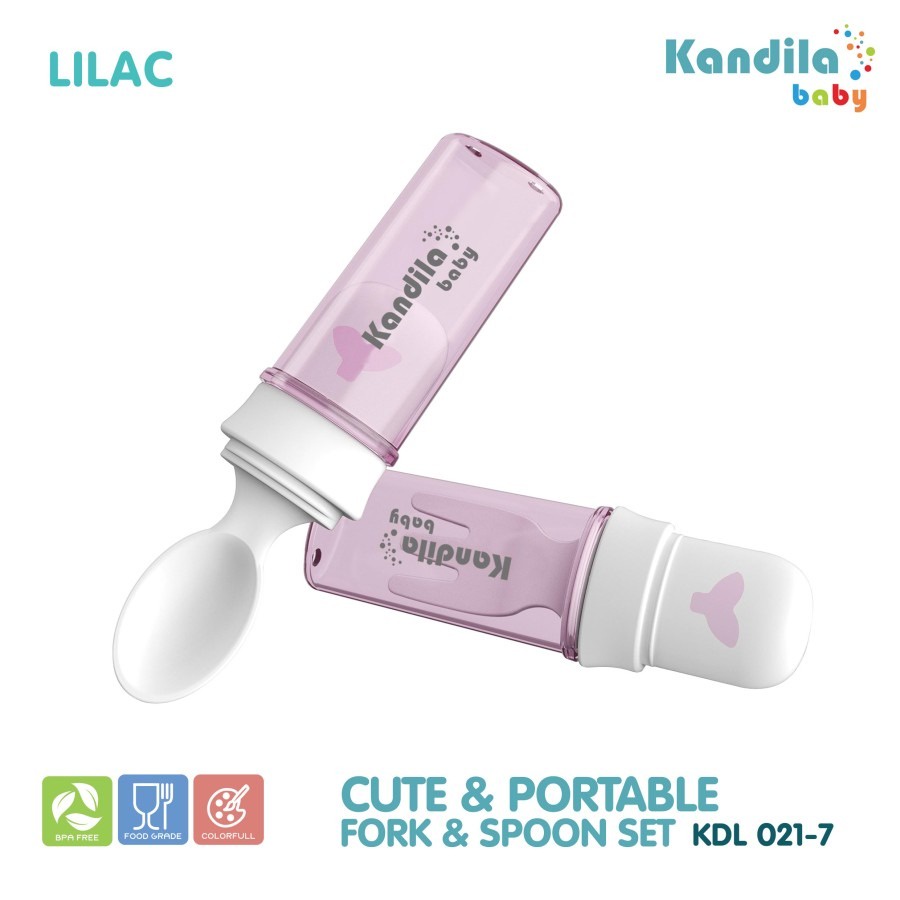 Kandila KDL 021-7 Cute Portable Fork Spoon