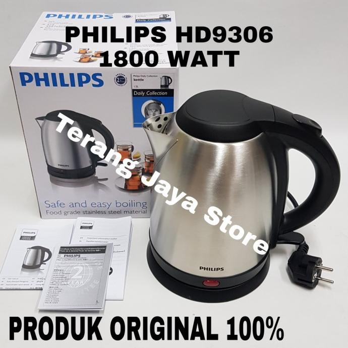 Sale Kettle Philips HD9306 Pemanas Air Listrik Philips HD9306 Teko Listrik /PERALATAN MASAK SET/PANC