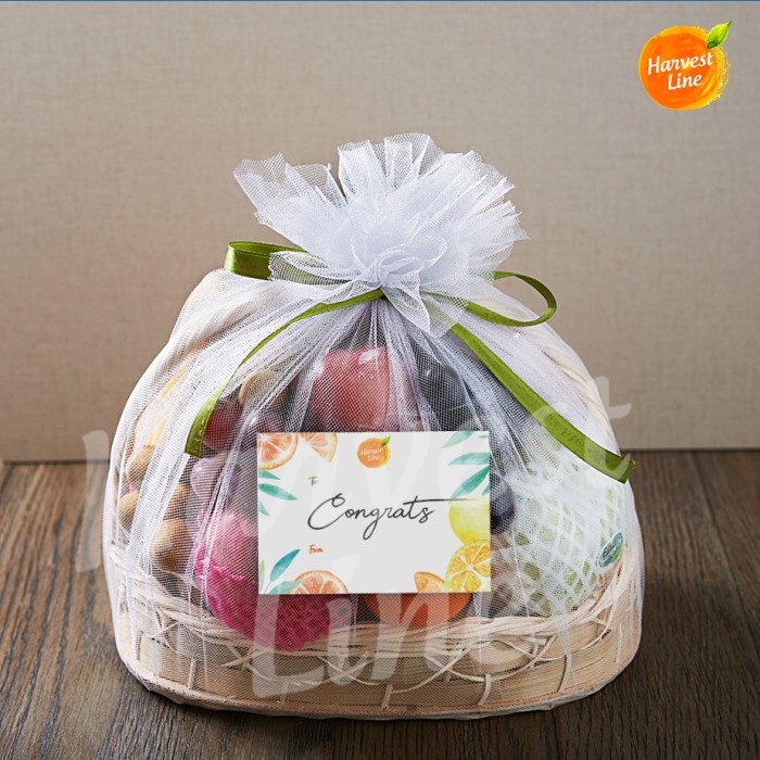 

[ COD ] Parcel Hampers Buah Segar + Free Kartu Ucapan [HARVEST LINE] - Kecil, Parcel Biasa
