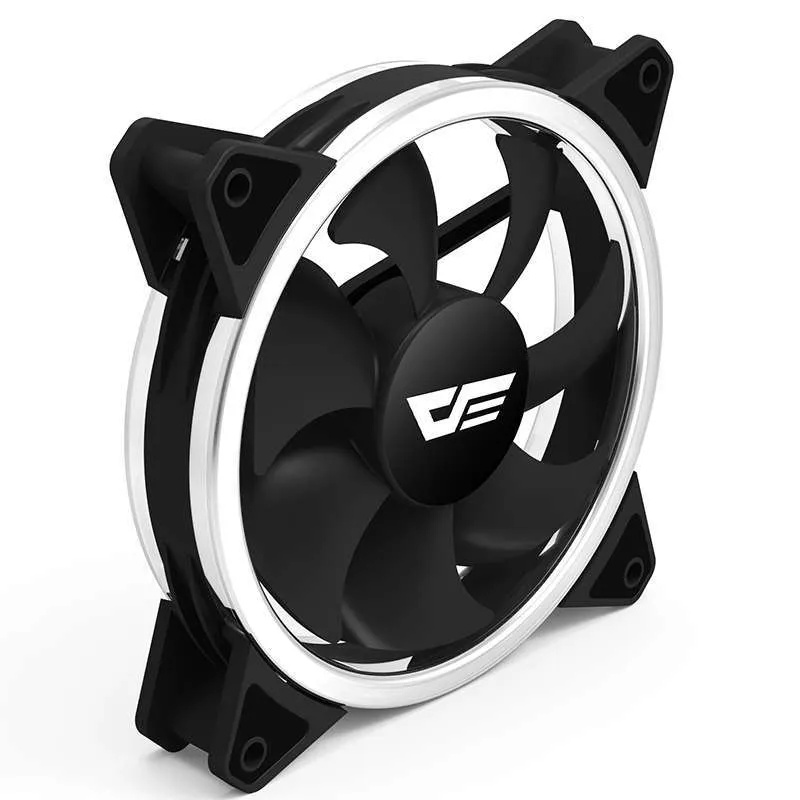 FAN CASE AIGO Darkflash Ring 12 CM White LED