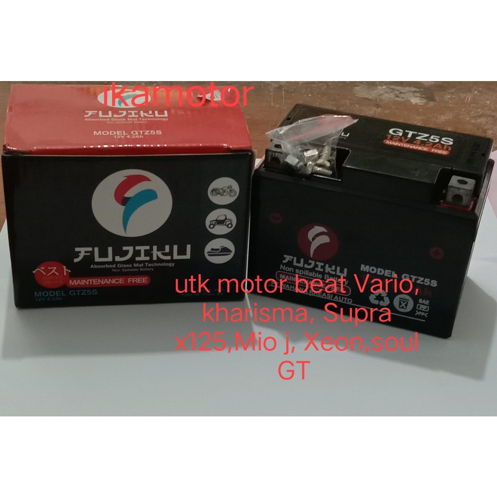 Jual FUJIKU GTZ-5S AKI KERING | Shopee Indonesia