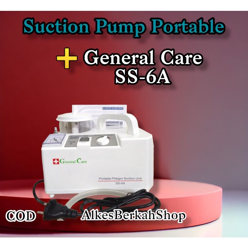 Suction Pump General Care SS-6A Portable/Suction Unit