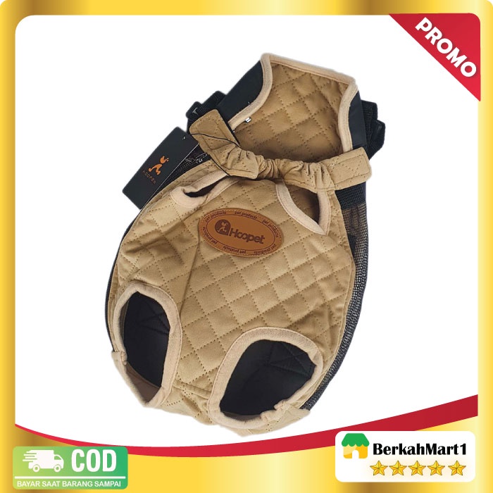 Hoopet Tas Ransel Backpack Hewan Anjing Kucing Pet Carrier Size L - HY-2041 - Yellow