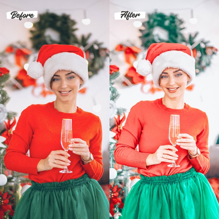 20 Lightroom Preset Holiday Magic IOS/Android &amp; Dekstop