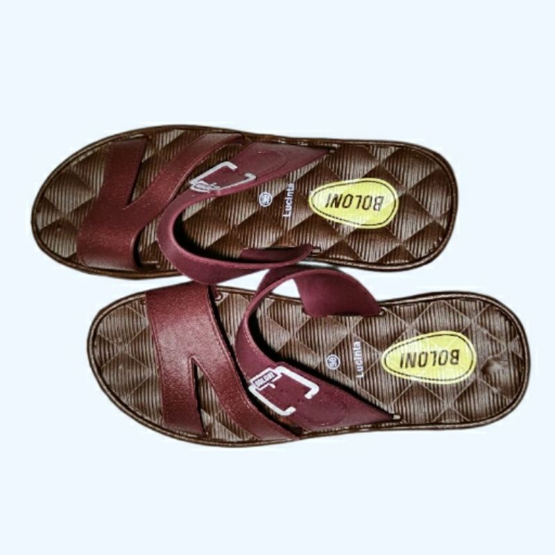 Sandal Wanita Rumahan Sandal Slop Boloni Lucinta Sandal Murah