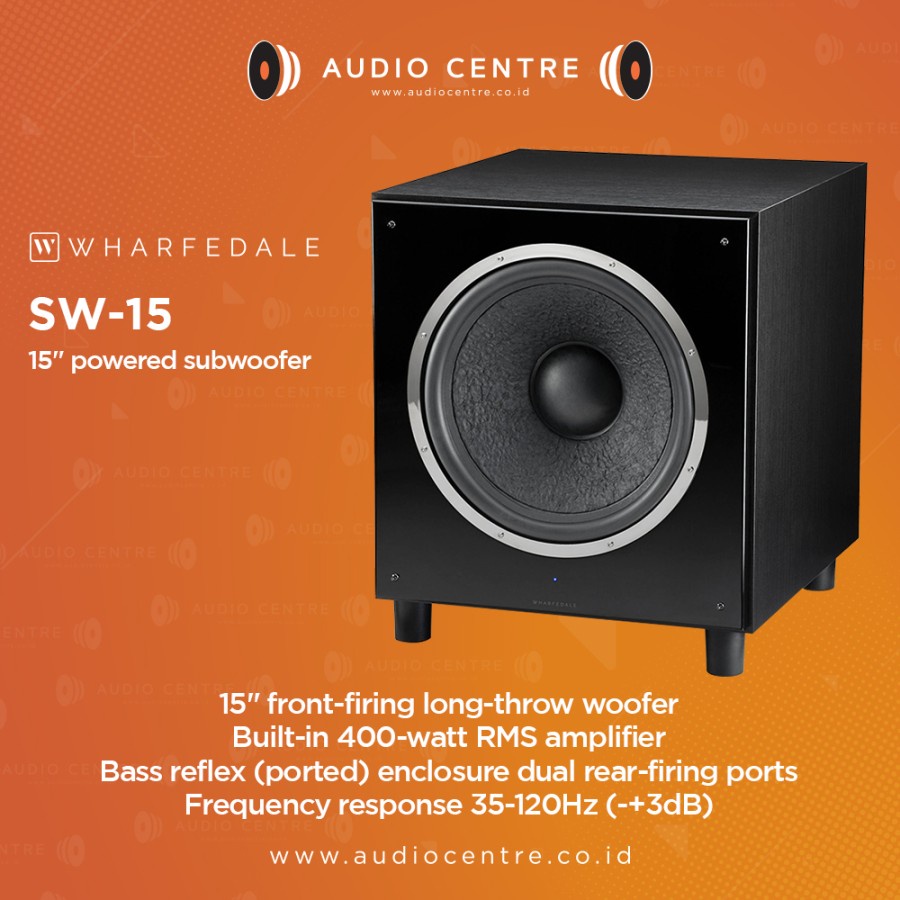 Wharfedale SW15 SW 15 Powered Subwoofer 15 inch