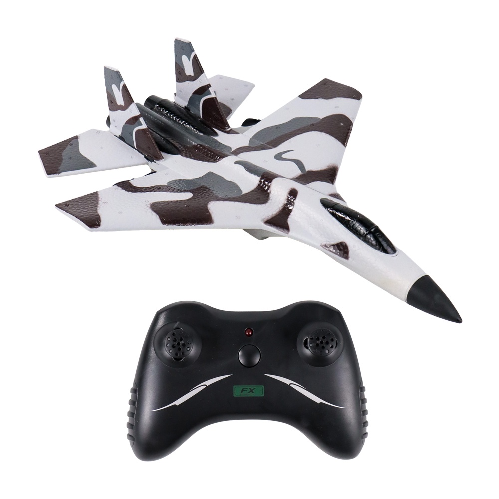 PESAWAT REMOTE CONTROL GLIDER AIRPLANE FOAM 2.4G RC - FX-820 - GRAY