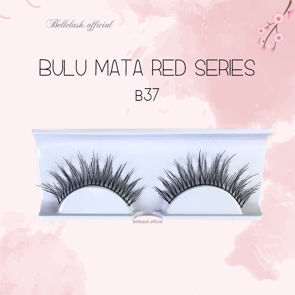 B37 Bulu Mata Palsu Handmade Natural False Eyelash Eye Lashes