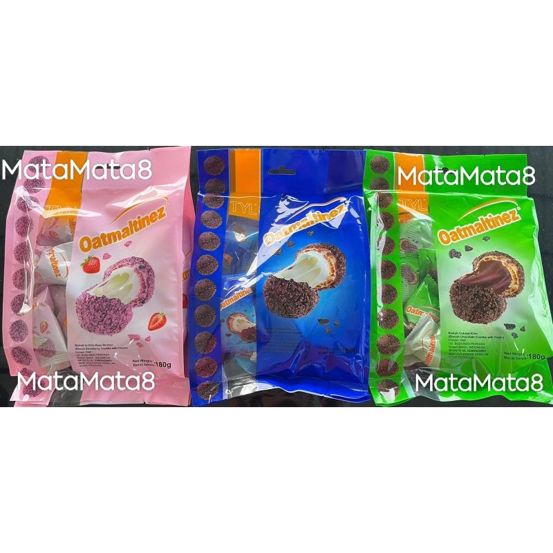 TYL Oatmaltinez Chocolate Biscuit Wafer Ball 180Gr