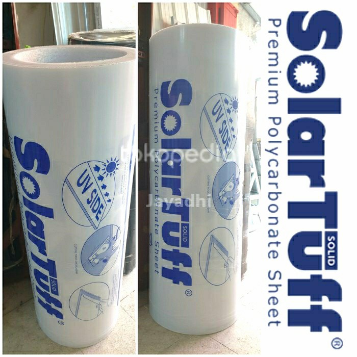 SolarFlat 3mm SolarTuff Flat per ROLL 20m Atap Kanopi Anti UV