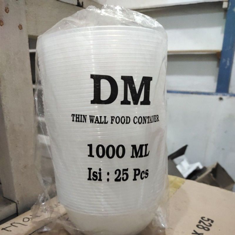 promo thinwall bowl 1000ml Dm (25pcs)