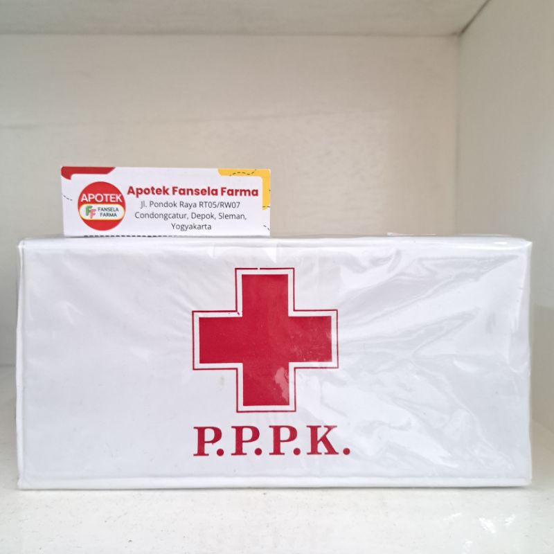 kotak P3K perlengkapan UKS P3K medis Luka sudah termasuk isi paket p3k