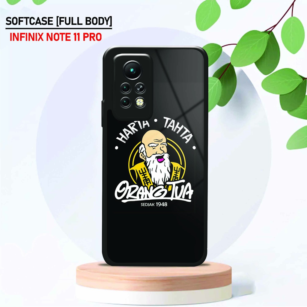 Softcase Kaca Infinix Note 11 Pro - Hardcase Glossy Infinix Note 11 Pro - Fashion [ Mancase OT ] - P