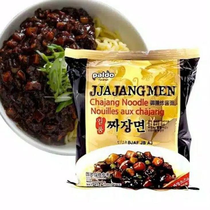 

Terlaris Paldo Jajangmyeon / Jjajangmyun / Jjajangmen / Jjajang- Mie Saus Kedelai Hitam khas Korea serbuuu !