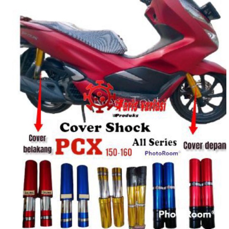 variasi sok cover shock depan belakang pcx 150 160 abs cbs