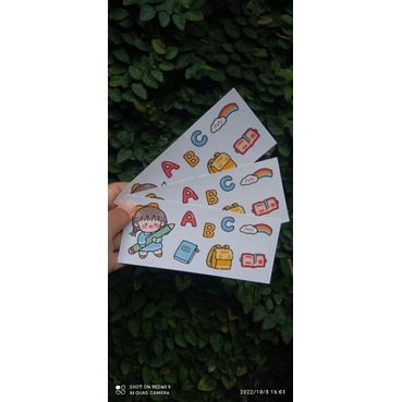 

YUZAKU (1 pcs) sticker tumbler sticker jurnal girl back to school