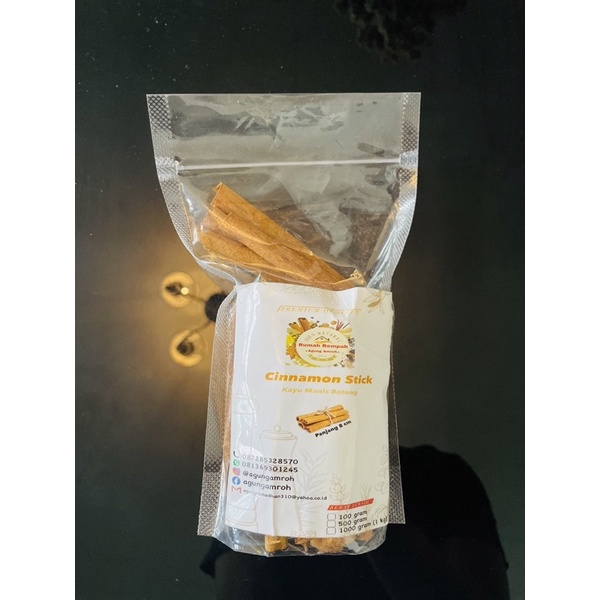 

KAYU MANIS BATANG PREMIUM QUALITY 100gr