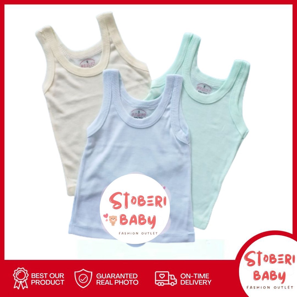 PUNCAK 3.3 stoberi baby - KAOS DALAM SINGLET ANAK Kaos Dalam Anak Singlet Laki2 dan Perempuan