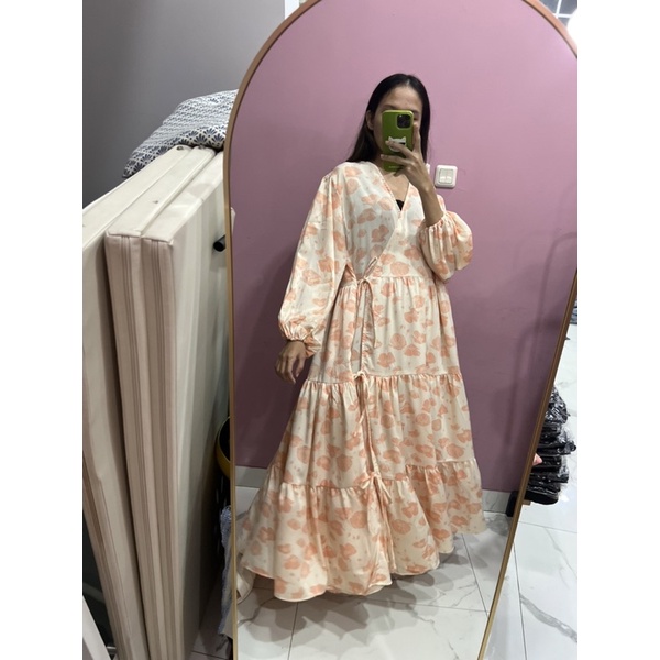 GLAMIA LONG DRESS ROSE EDITION ( PILIH VARIASI)